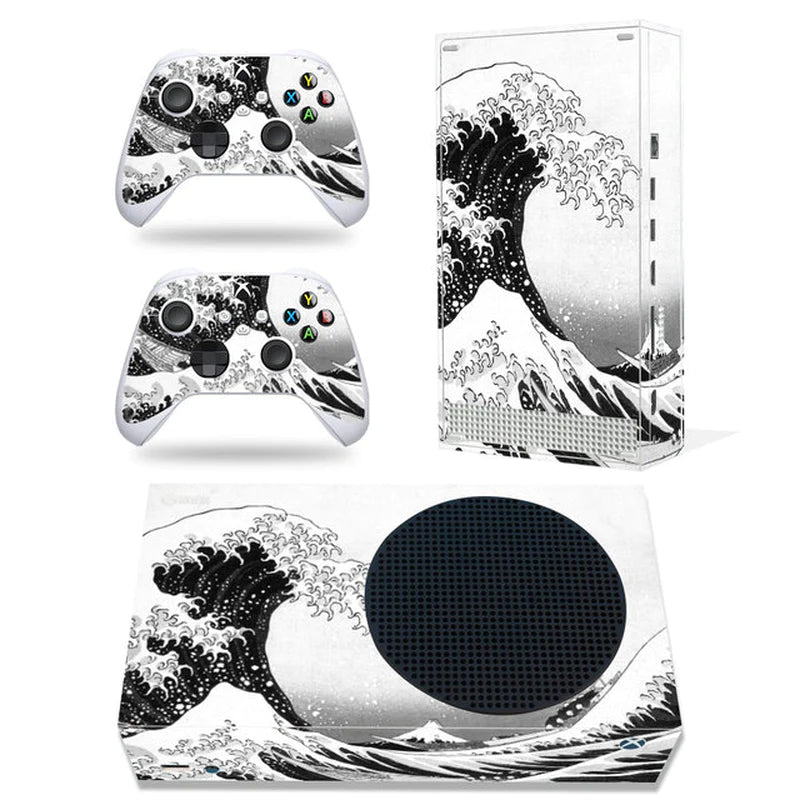 XBOX S Removable Skin - Cover  Vinyl for Xbox Series S Console and 2 Controllers