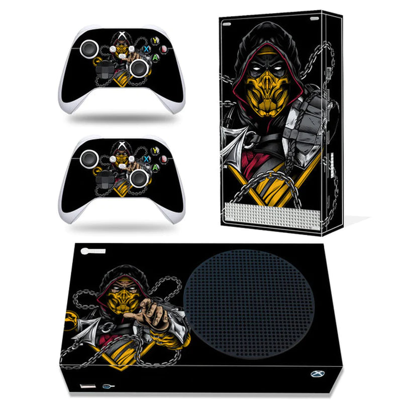 XBOX S Removable Skin - Cover  Vinyl for Xbox Series S Console and 2 Controllers