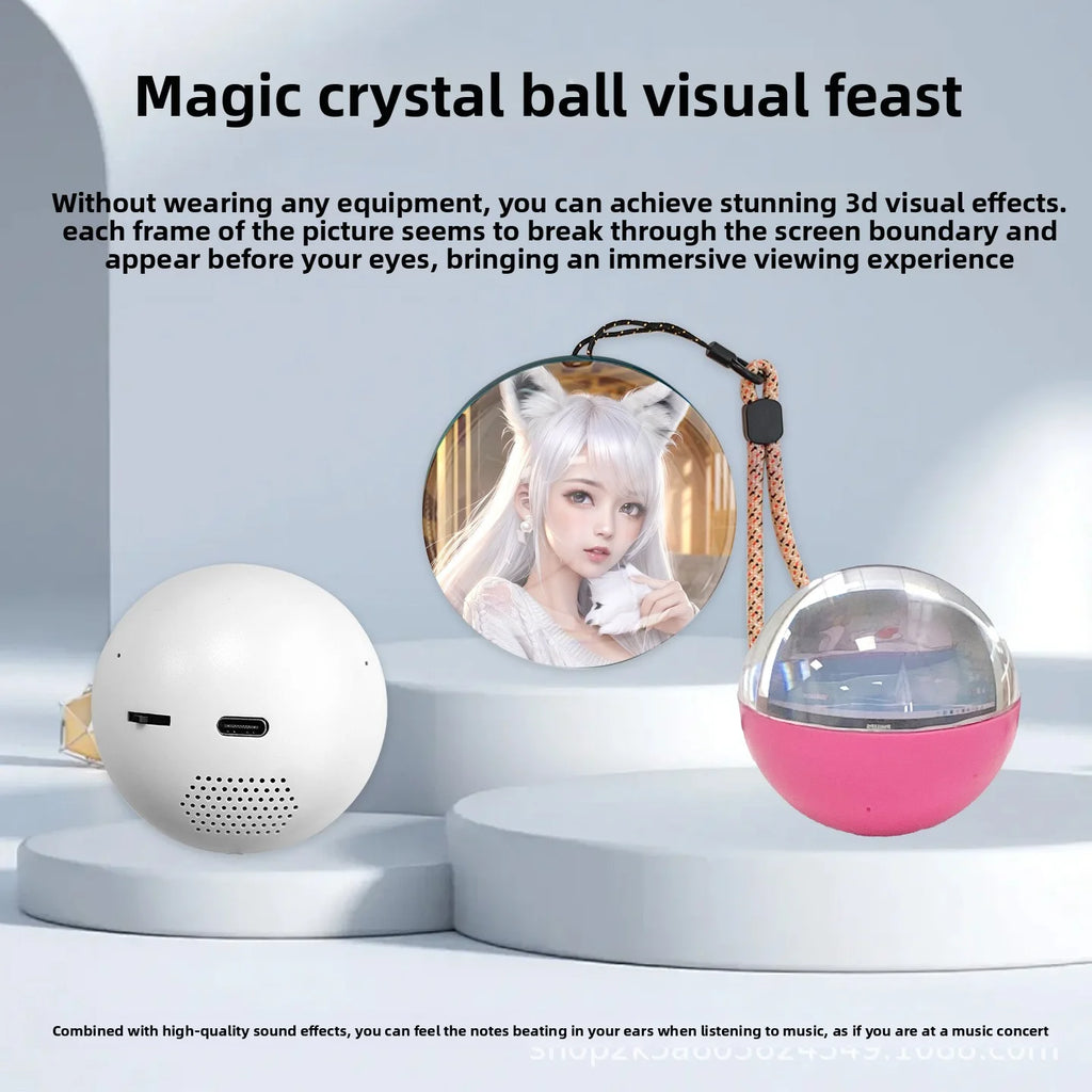 Magic Memory Crystal Ball - Video Player , Birthday Gift, Christmas Gift