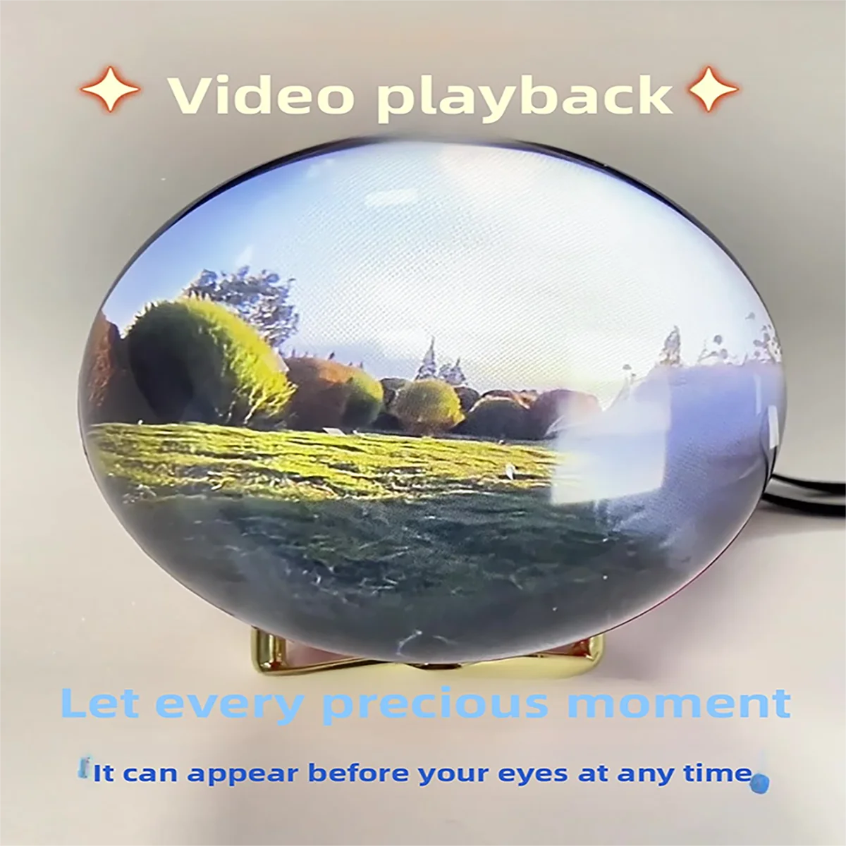 Magic Memory Crystal Ball - Video Player , Birthday Gift, Christmas Gift