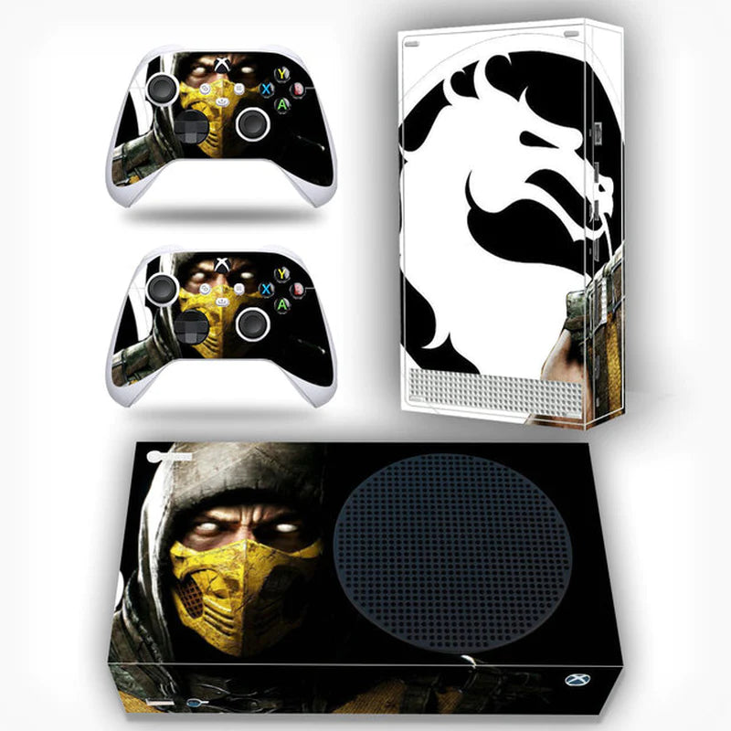 XBOX S Removable Skin - Cover  Vinyl for Xbox Series S Console and 2 Controllers